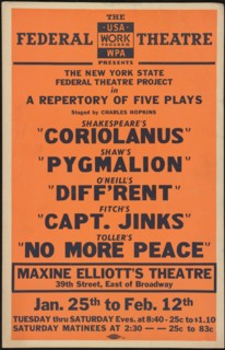 Coriolanus, New York, [1930s]. Creator: Unknown.