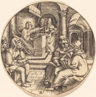 Jesus Preaching in the Temple. Creator: Unknown.