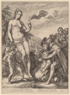 The Cult of Venus, 1596. Creator: Jan Saenredam.