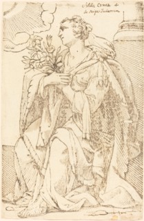 Sibylla Cimmeria, 1625. Creator: Jacques Stella.