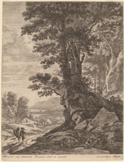 A Group of Trees. Creator: Herman van Swanevelt.