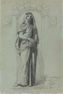 Mother and Child, 1888. Creator: Alexandre Bida.