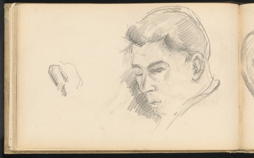 Head of a Boy, 1887/1889. Creator: Paul Cezanne.