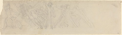 Antique Battle Scene (?). Creator: John Flaxman.