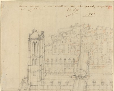 College Henri IV, 1863. Creator: Charles Meryon.
