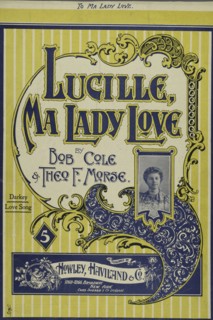 'Lucille, ma lady love', 1898. Creator: Unknown.