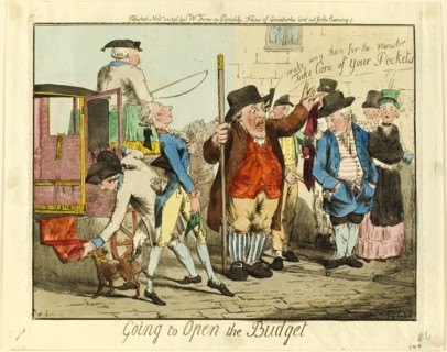 Going to Open the Budget, 1796. Creator: Unknown.
