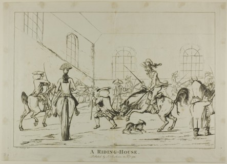 A Riding-House, published 1780. Creator: Unknown.