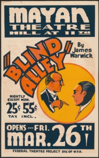 Blind Alley, Los Angeles, 1937. Creator: Unknown.