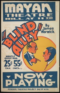 Blind Alley, Los Angeles, 1937. Creator: Unknown.