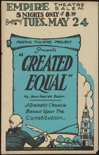 Created Equal, Salem, MA, 1938. Creator: Unknown.