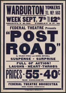 Post Road, Yonkers, NY, [193-]. Creator: Unknown.