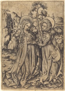 The Visitation, c. 1450/1460. Creator: Master ES.