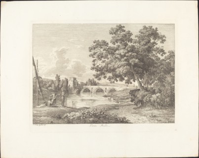 Ponte Molle, 1792. Creator: Jacob Wilhelm Mechau.