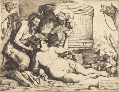 Drunken Silenus, 1628. Creator: Jusepe de Ribera.