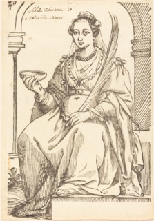 Sibylla Tiburtina, 1625. Creator: Jacques Stella.
