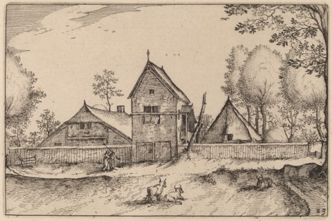 Large Walled Farm. Creator: Claes Jansz Visscher.