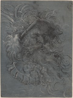 Head of a Bearded Man, 1572. Creator: Jost Ammon.