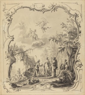 The Judgment of Paris, c. 1745. Creator: Unknown.