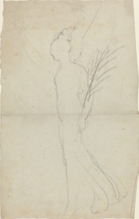 Striding Female with Palm. Creator: John Flaxman.