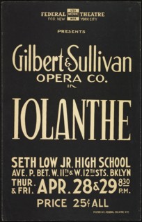 Iolanthe, New York City, [193-]. Creator: Unknown.
