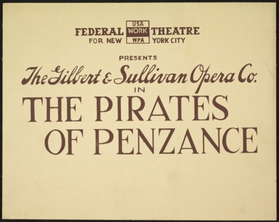 The Pirates of Penzance, [193-]. Creator: Unknown.