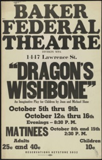 Dragon's Wishbone, Denver, 1938. Creator: Unknown.