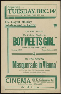 Boy Meets Girl, Detroit, [193-]. Creator: Unknown.