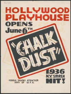 Chalk Dust, Los Angeles, [193-]. Creator: Unknown.