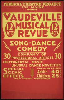Vaudeville Revue, Maine, [193-]. Creator: Unknown.