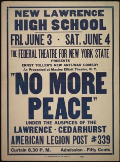 No More Peace, Roslyn, NY, 1937. Creator: Unknown.