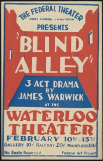 Blind Alley, Waterloo, IA, 1937. Creator: Unknown.