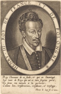 Henri III, King of France. Creator: Thomas de Leu.