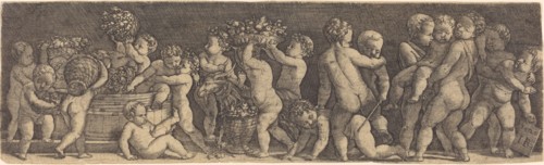 Children Harvesting Grapes. Creator: Master I. B..