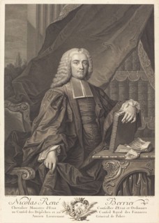Nicolas Rene Berryer. Creator: Johann Georg Wille.