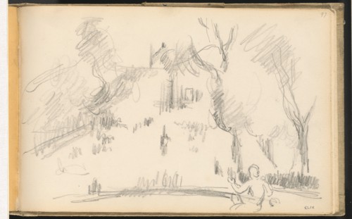 House in a Park, 1883/1886. Creator: Paul Cezanne.