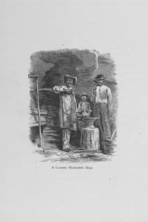 A country Blacksmith shop, 1874. Creator: Unknown.