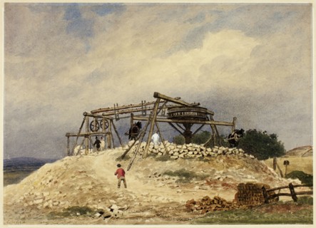 Top of Mineshaft, c. 1815. Creator: Frederick Nash.