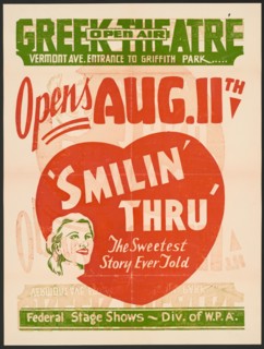 Smilin Thru, Los Angeles, [193-]. Creator: Unknown.