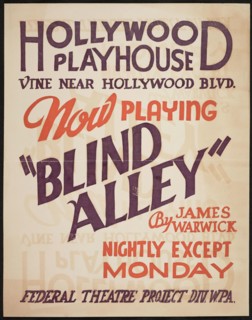 Blind Alley, Los Angeles, [193-]. Creator: Unknown.