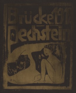 Brücke 1912 Pechstein, 1912. Creator: Otto Mueller.