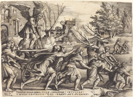The Triumph of Time, c. 1539. Creator: Georg Pencz.