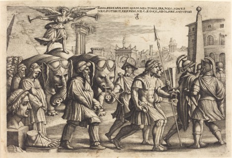 The Triumph of Fame, c. 1539. Creator: Georg Pencz.