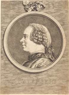 J. D'Alembert, 1754. Creator: Claude Henri Watelet.