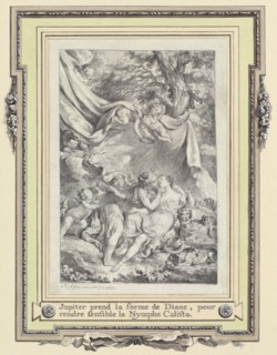 Jupiter and Callisto, 1765. Creator: Charles Eisen.