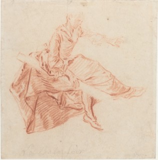 Lady Seated on a See-Saw. Creator: Nicolas Lancret.