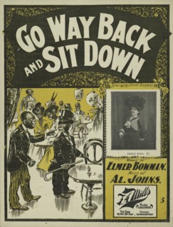 'Go way back and sit down', 1901. Creator: Unknown.
