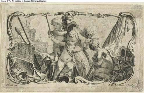 Putti at War, n.d. Creator: Jacques Philippe Le Bas.
