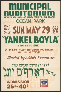 Yankel Boyla, Los Angeles, [193-]. Creator: Unknown.