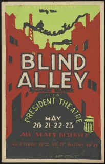 Blind Alley, Des Moines, IA, 1937. Creator: Unknown.